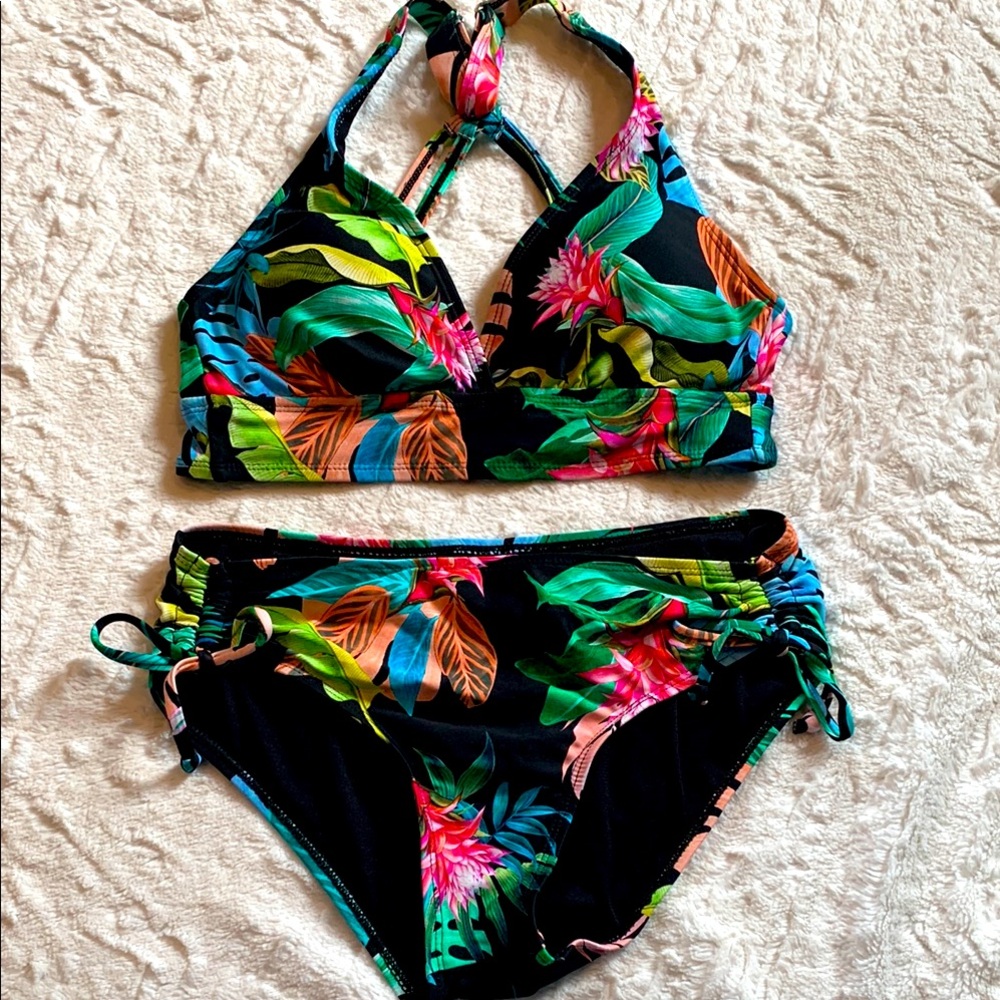 Tropical Floral Bikini Set